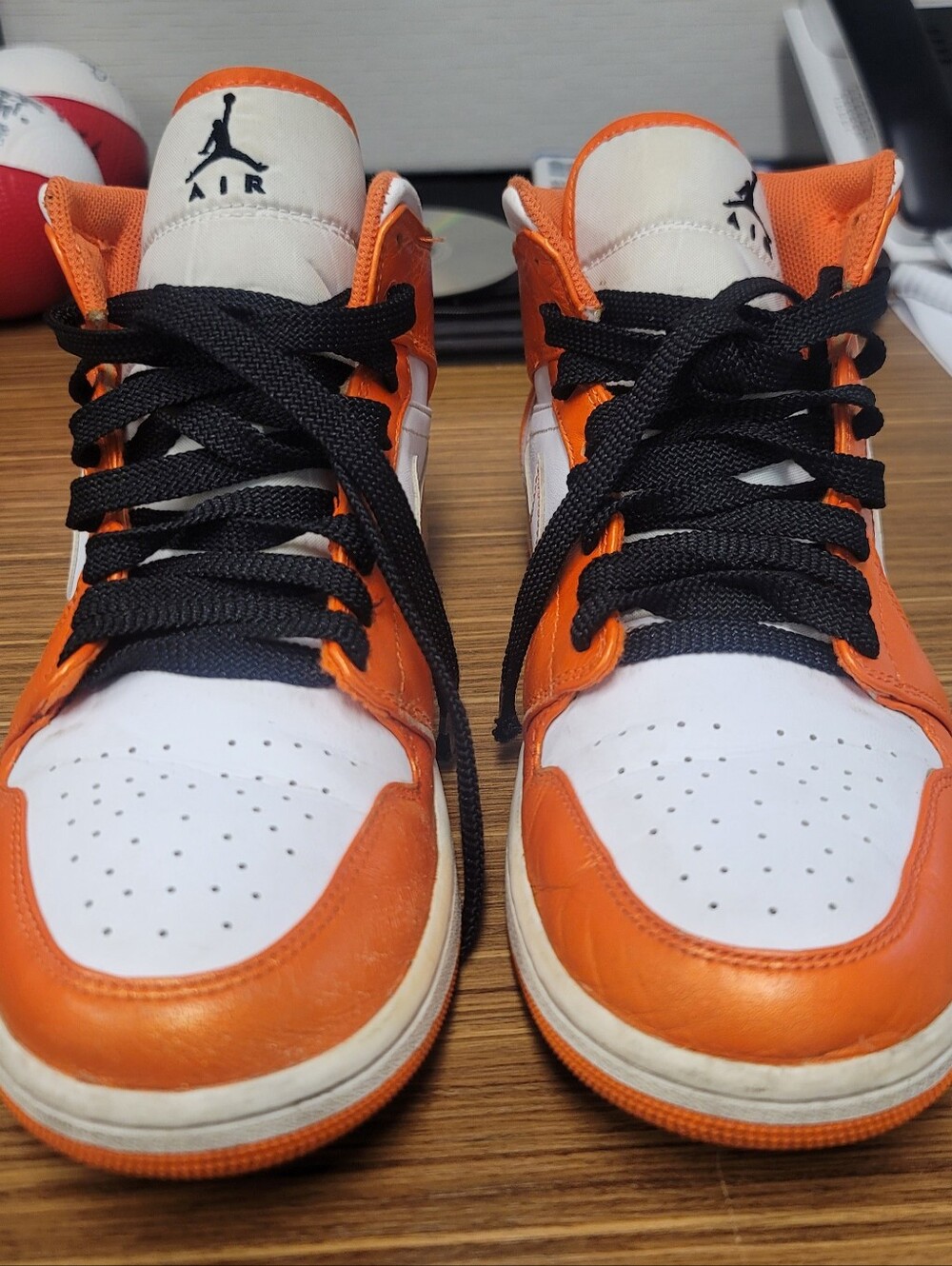 Jordan Men’s Sneakers in Orange, White & Black